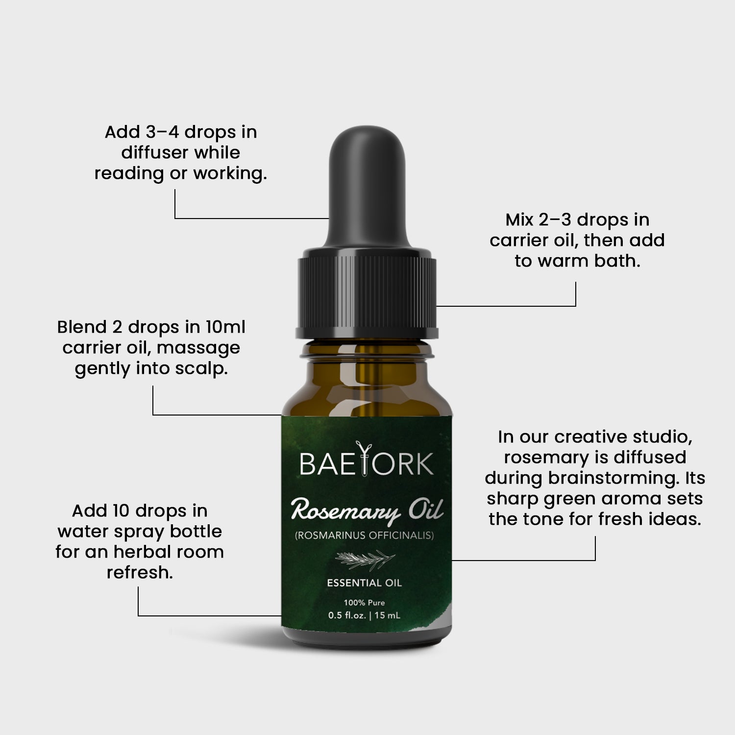 Rosemary Oil 15 mL